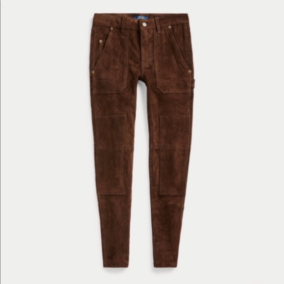 Ralph Lauren suede cargo pant - Picture 2 of 6